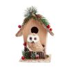Ozdoba świąteczna brązowa 12 x 8 x 14 cm – idealna dekoracja
