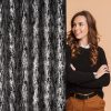 Zasłona gotowa Elise czarna 140 x 250 cm – zaciemnienie sypialni
