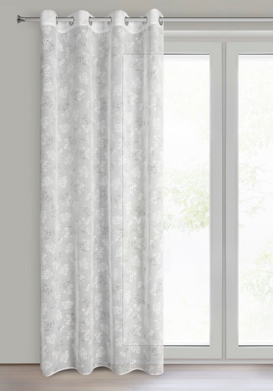 Zasłona gotowa Adia biała 140 x 250 cm – rozświetla wnętrze