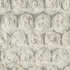 ZASŁONA GOTOWA ROSES 2 140 X 250 CM KREMOWY