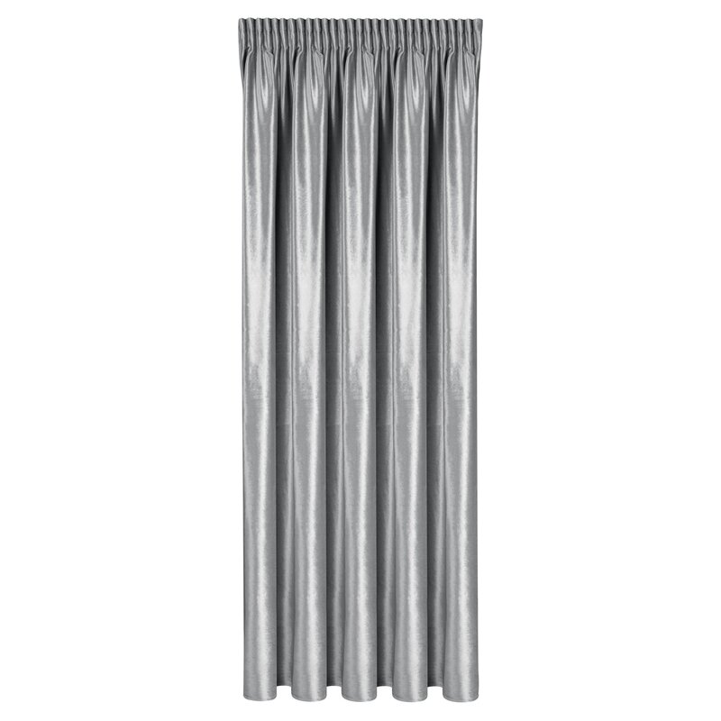 Zasłona gotowa Cameron srebrna 140 x 270 cm – doda blasku wnętrzu