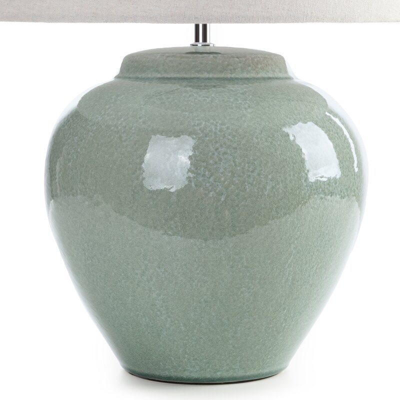LAMPA DEKORACYJNA TONI (01) O 38 X 57 CM CIEMNOMIĘTOWY