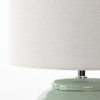 LAMPA DEKORACYJNA TONI (02) O 28 X 43 CM CIEMNOMIĘTOWY