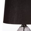 Lampa stołowa Maya czarna O 30 x 59 cm – do przytulnych wnętrz