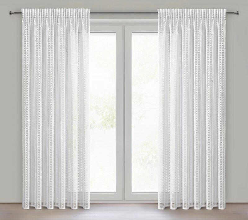 Zasłona gotowa Bonita biała 140 x 270 cm – delikatnie filtruje światło
