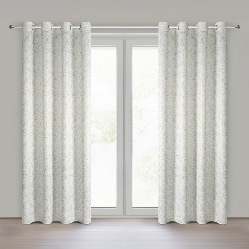 Zasłona gotowa RONYA kremowa 140 X 250 cm – łatwa w pielęgnacji