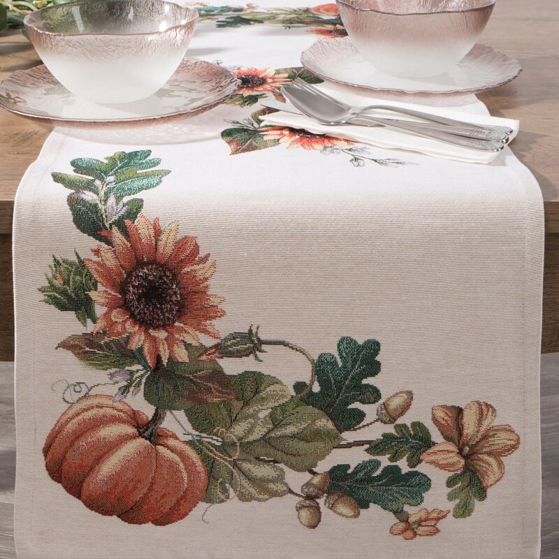 Obrus gobelinowy NAT 40x100 cm – wprowadza jesienny nastrój