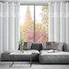 Zasłona gotowa Eva Minge biała 140 x 250 cm – dodaje romantyzmu