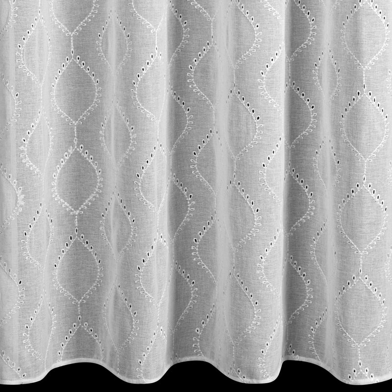 Firana gotowa Raya biała 140 x 250 cm – rozprasza światło