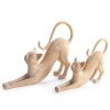 Figurka ceramiczna Valeri złota 32 x 8 x 25 cm – subtelna dekoracja