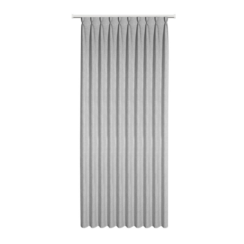 Zasłona gotowa Jula popielata 125 x 270 cm – zaciemnia pomieszczenie