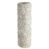 Wazon ceramiczny Naira kremowy O 11 x 35 cm – na suszone kwiaty