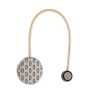 Upinacz dekoracyjny z magnesem czarny 5 x 17 cm – stylowe upięcie firan