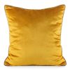 Poszewka dekoracyjna velvet GAJA 2 musztardowa 60 X 60 cm – aksamitna miękkość