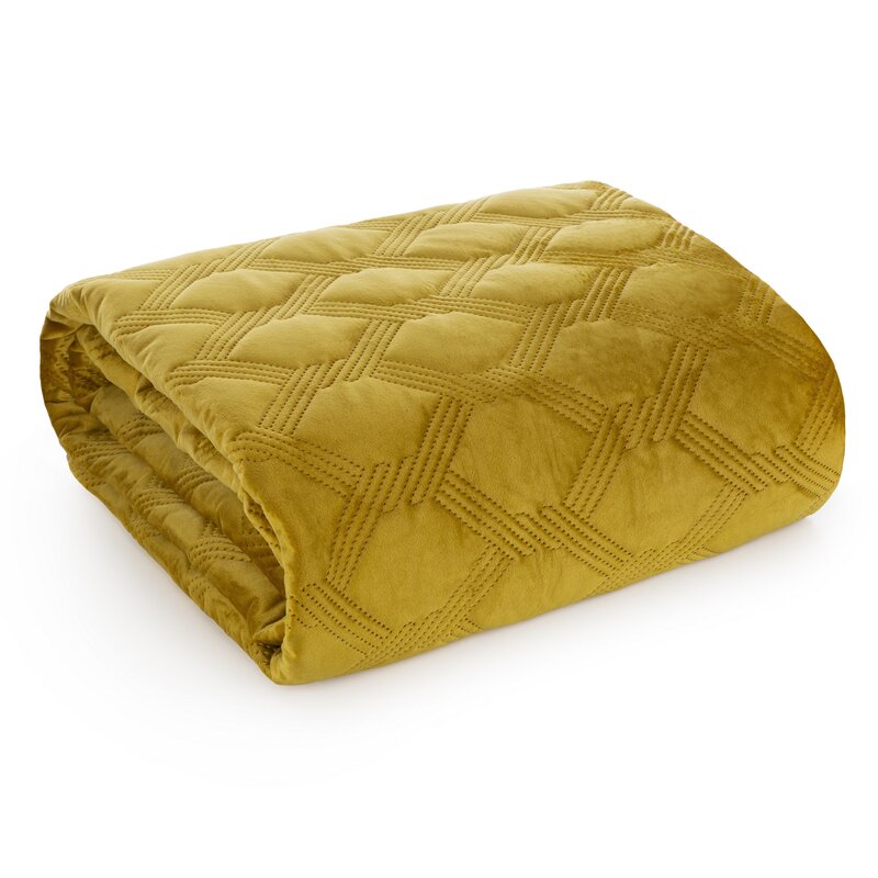 Narzuta Velvet Sofia 5 miodowa 200 x 220 cm – wprowadzi przytulność