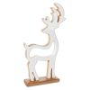 FIGURKA ŚWIATECZNA D136C 22 X 7 X 42 CM BIAŁY