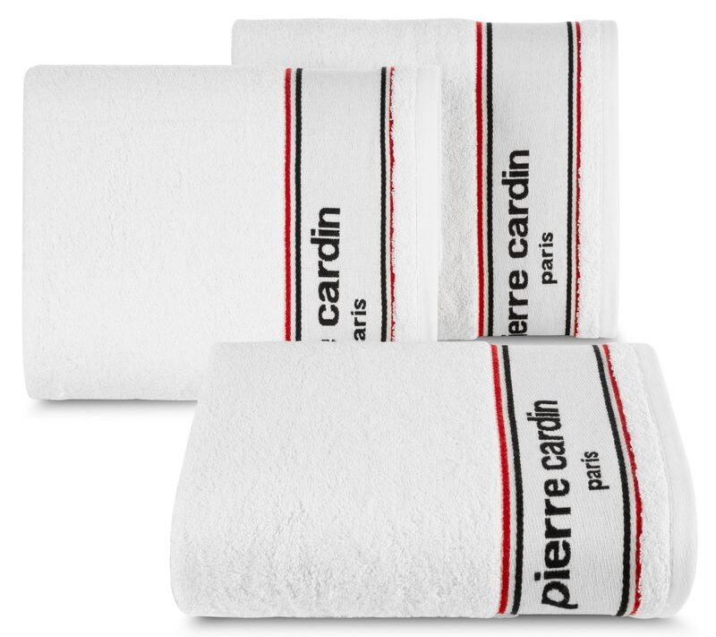 Ręcznik Pierre Cardin Karl biały 50 x 90 cm – miękki i chłonny