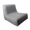 Fotel dmuchany ogrodowy srebrny 70x90x70 cm – idealny na taras