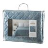 Narzuta Velvet niebieska 170 x 210 cm – dodaje miękkości