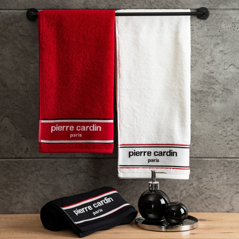 Ręcznik Pierre Cardin czerwony 70 x 140 cm – miękki i chłonny