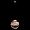 Lampa wisząca Lucy miedziana fi 30 x 12 cm – tworzy przytulny nastrój