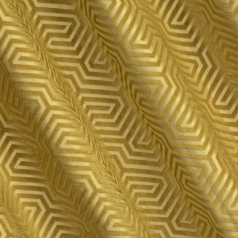 Zasłona gotowa Inga złota 140 x 250 cm – zaciemnia i zdobi
