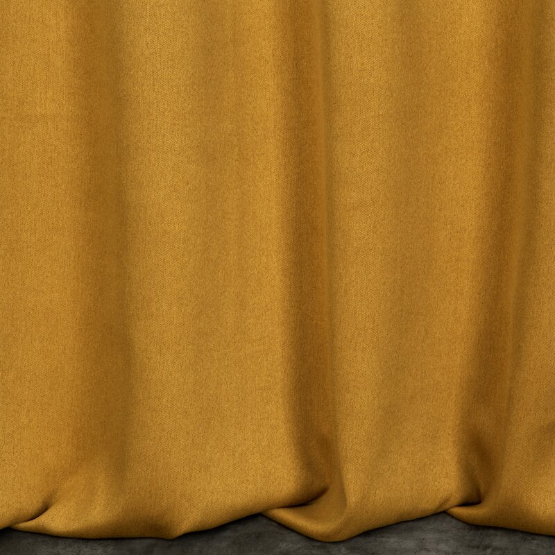 Zasłona gotowa Carlo miodowa 135 x 250 cm – zapewnia zaciemnienie