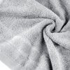 Ręcznik welurowy Damla srebrny 70 x 140 cm – miękki i chłonny