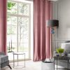 ZASŁONA GOTOWA D91 ROSA 140 X 250 CM CIEMNORÓŻOWY