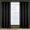 ZASŁONA GOTOWA D91 ADORE 140 X 250 CM CZARNY