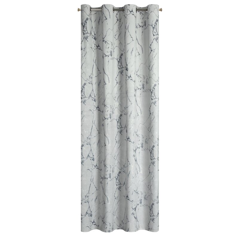 Zasłona gotowa welwet Wera jasnoszara 140 x 250 cm – zaciemniająca i stylowa