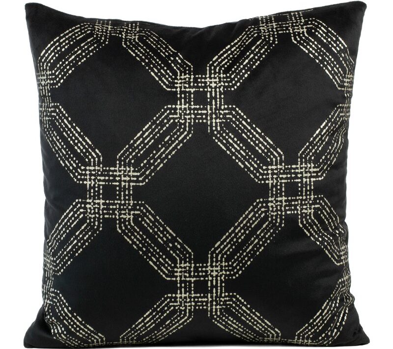 Poszewka Blink 30 czarna 45 x 45 cm – doda charakteru