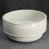 Misa ceramiczna Simona3 perłowa fi 20 x 10 cm – eksponuje dekoracje
