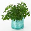 SZKŁO DEKORACYJNE VERRE5 (3) O 12 X 12 CM TURKUSOWY