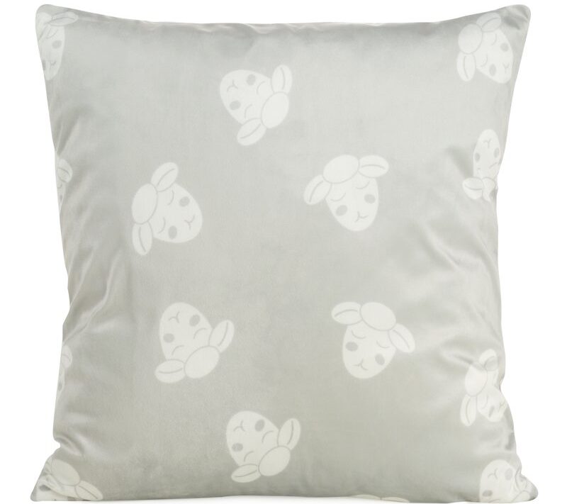 Poszewka Design91 popielata 45 x 45 cm – wprowadza przytulność