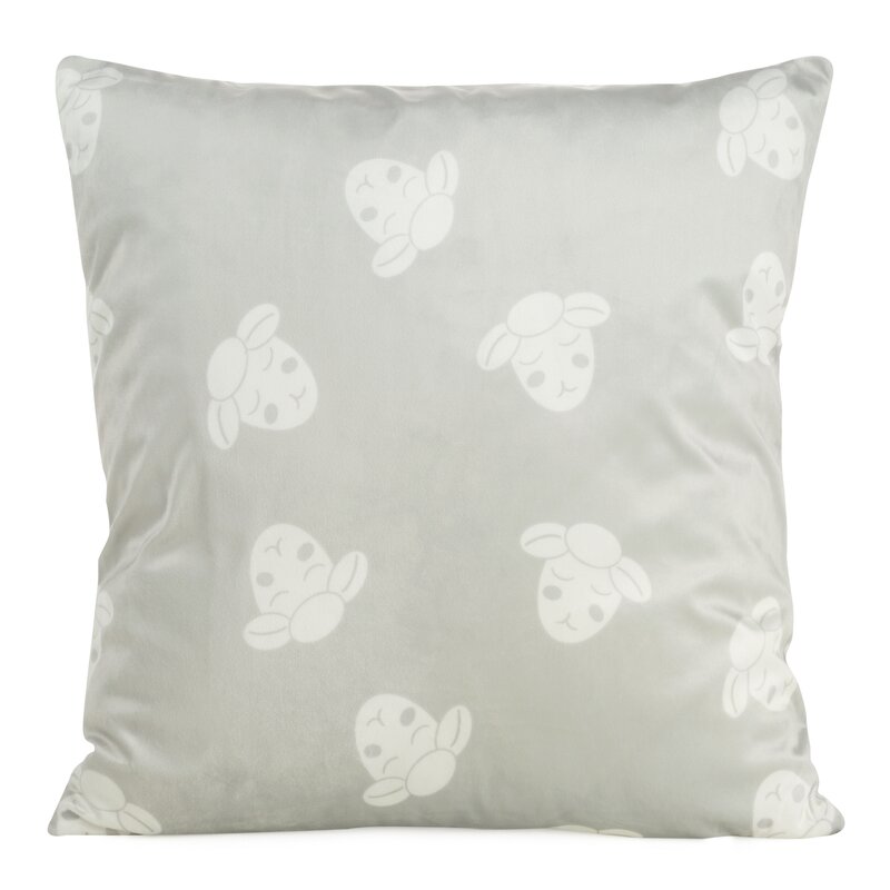 Poszewka Design91 popielata 45 x 45 cm – wprowadza przytulność