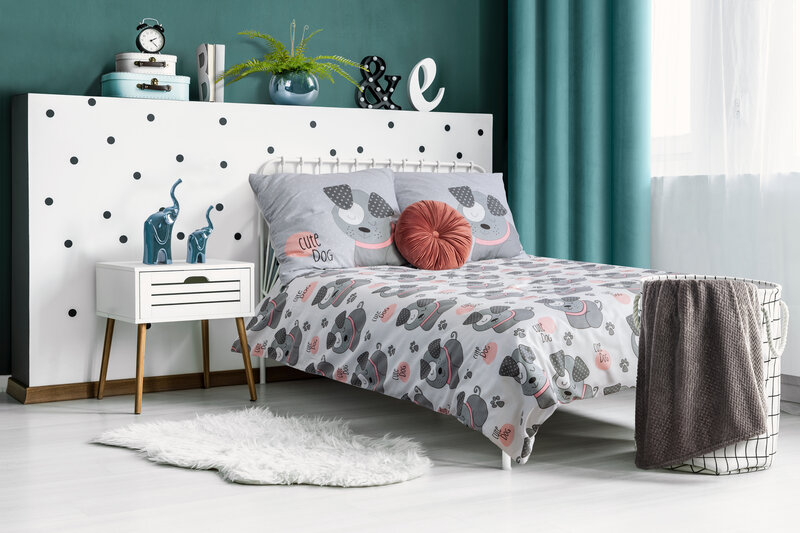 Koc flanelowy Cindy grafitowy 170 x 210 cm – ciepły i przytulny