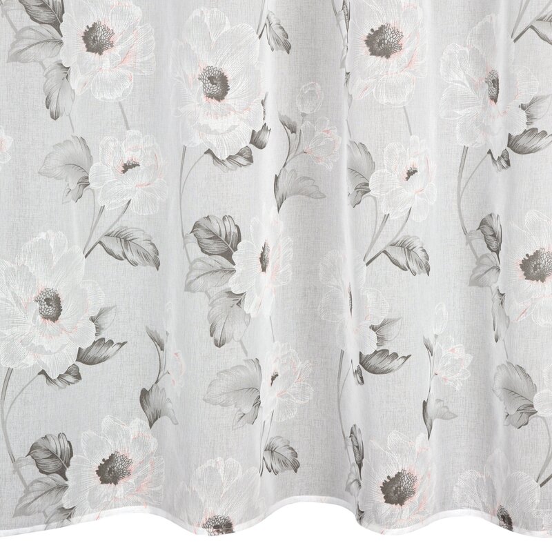 Firana gotowa Bessy biała 140 x 250 cm – rozjaśnia wnętrze