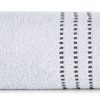 Ręcznik Fiore srebrny 30 x 50 cm – stylowy dodatek do łazienki