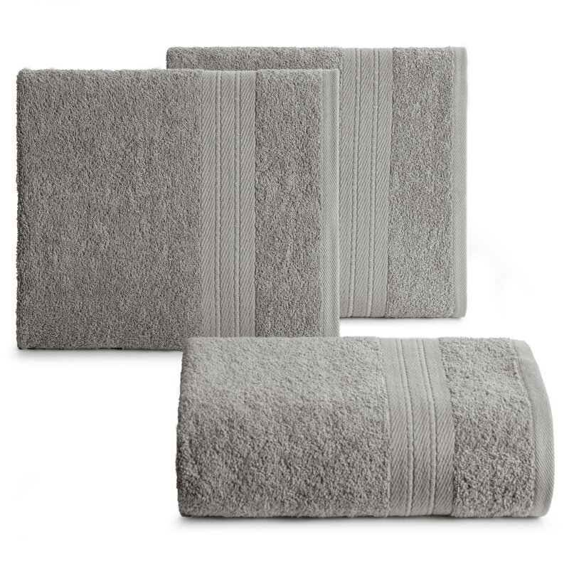 Ręcznik Kaya srebrny 50 x 90 cm – miękki i chłonny