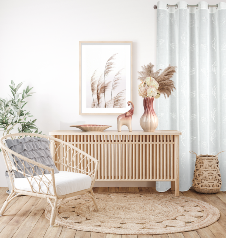 Firana gotowa SISI biała 140 X 250 CM – dodająca lekkości