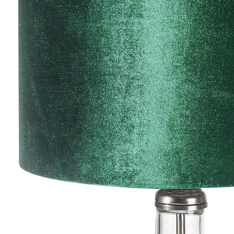 Lampa stołowa KIM ciemnozielona fi 32 x 61 cm – stworzy nastrój