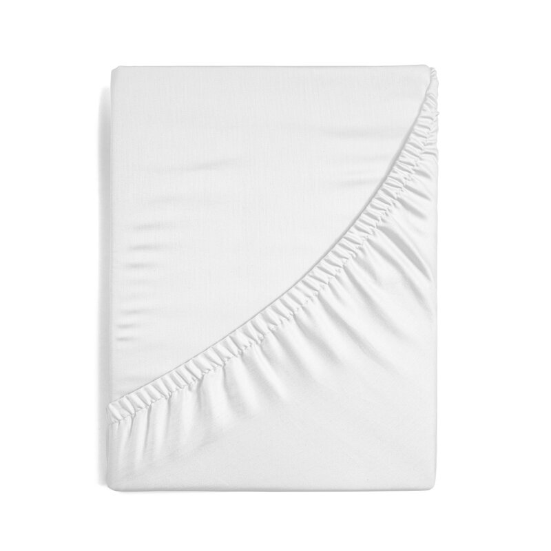 Prześcieradło z gumką Nova białe 100 x 200 x 25 cm – idealne dopasowanie