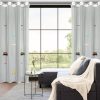 Firana gotowa Alvin biała 140 x 250 cm – wprowadza radość