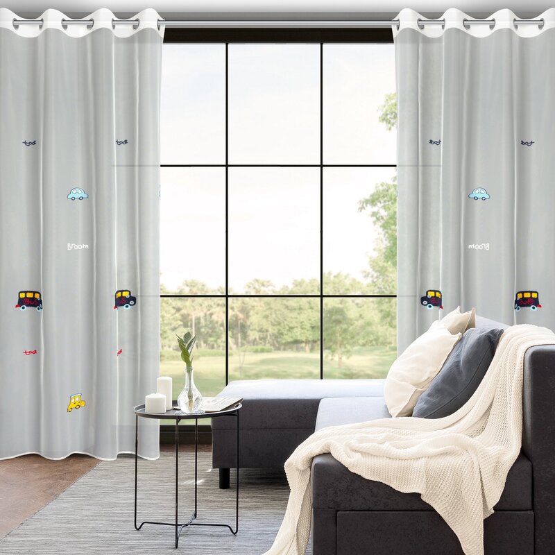 Firana gotowa Alvin biała 140 x 250 cm – wprowadza radość