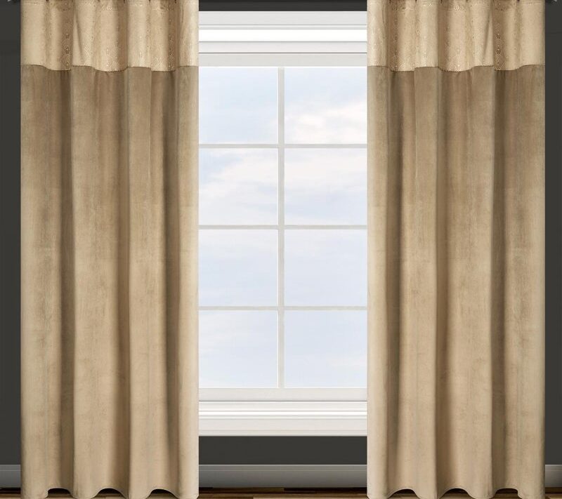 ZASŁONA GOTOWA D91 AGNES 140 X 250 CM BEŻOWY