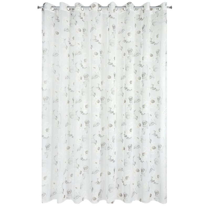 Firana gotowa Bessy biała 350 x 250 cm – rozświetla wnętrze