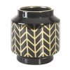 Wazon ceramiczny Nessa niebieski 11 x 22 cm – na susze i kwiaty