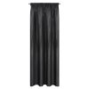 Zasłona gotowa Aggie czarna 140 X 270 CM – miękka i elegancka