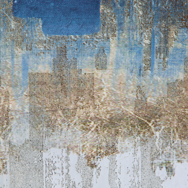 OBRAZ 379 60 X 80 CM NIEBIESKI